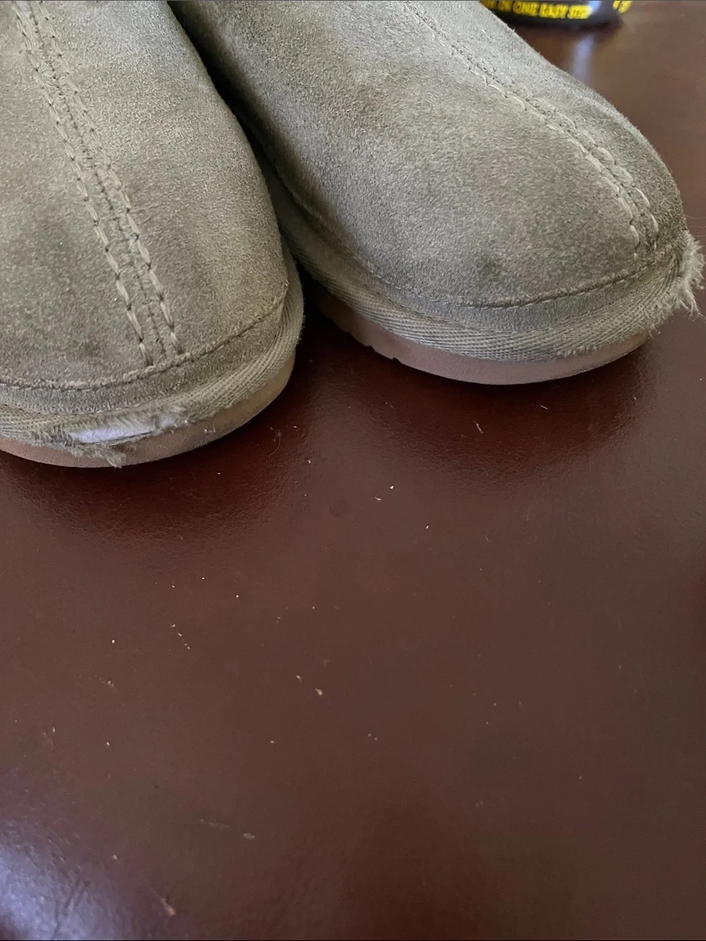 Koolaburra Kids Taupe Slip-On Shearling Clog